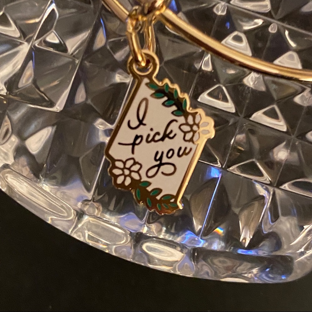 ALEX AND ANI “I PICK YOU” CHARM BANGLE FROM THE BRIDAL COLLECTION.